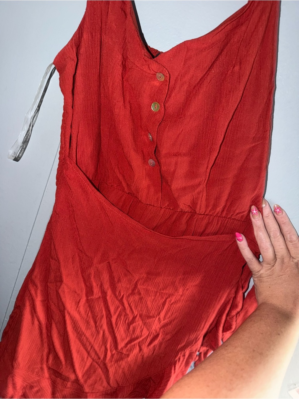 Spaghetti Strap Romper - Picture 2 of 5